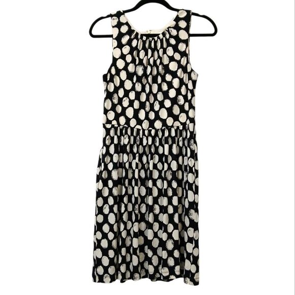 Eliza J Black and White Polka Dot Dress, 8 - Picture 1 of 8
